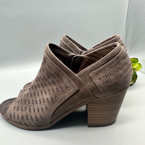 Hokus Pokus women’s Windsar Peeptoe heeled sandals size 7.5 - Picture 1 of 11